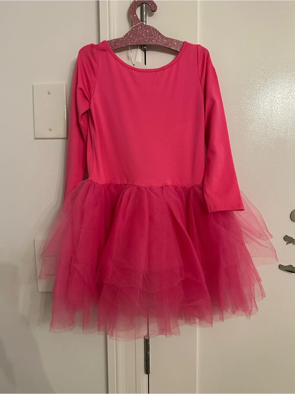 Iloveplum Bright Pink Tulle Dress